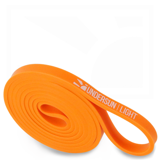 Resistance Bands - Individual Sizes - Light (20-35 lbs) / Orange - Undersun Fitness 